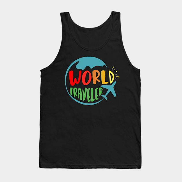 World Traveler Tank Top by Usea Studio